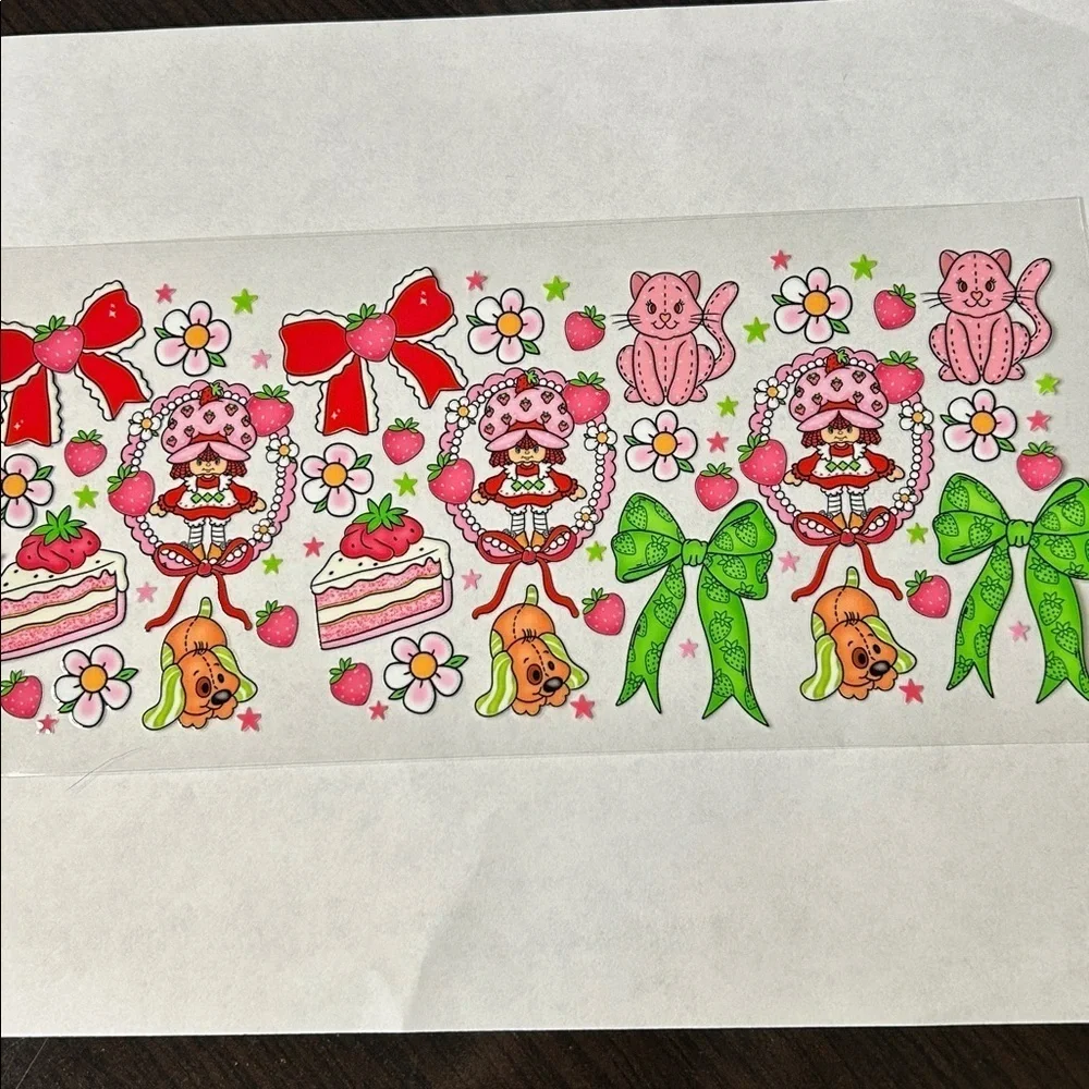 Strawberry Shortcake Cup Decal (86)